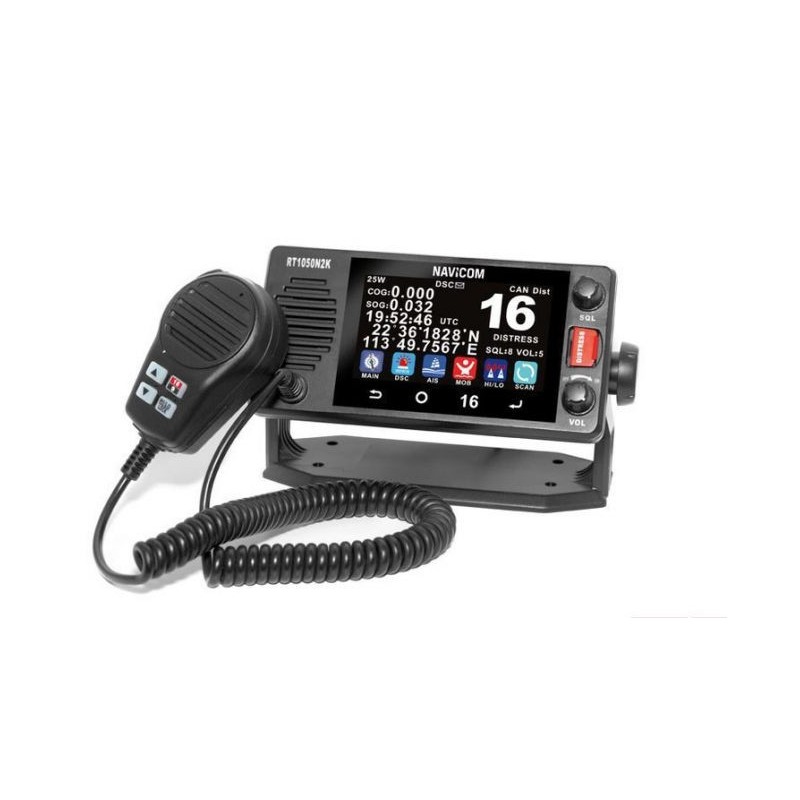 VHF fixe 25 watts avec écran tactile, NMEA 2000 Navicom