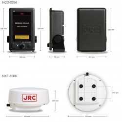 radar JRC avec écran LCD 7" tactile 