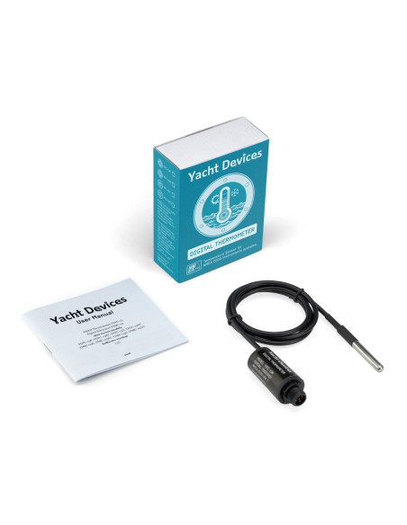 Thermométre digital NMEA2000 avec terminaison-Yacht Devices-YDTC-13NT-SeaElec.fr 