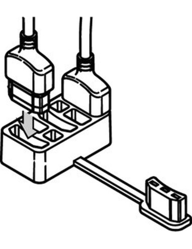 Boîtier de connexion 3 prises ST-Raymarine-D244-Seaelec.fr