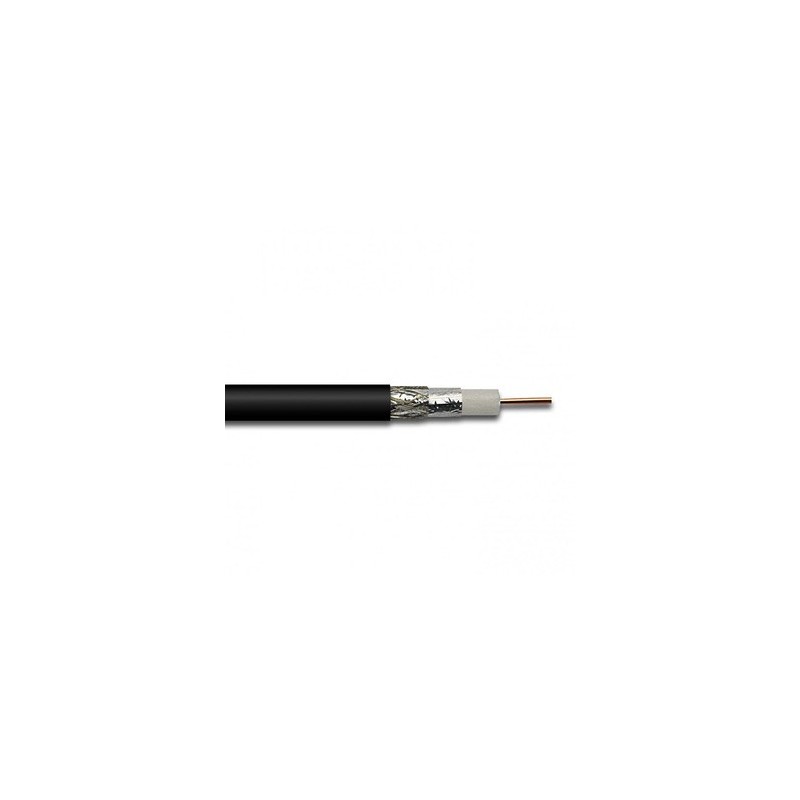 Câble coaxial RG6 atténuation 17dB/100m à 800MHz diam 6,8mm - Prix au mètre - Maxi30m Radio Océan