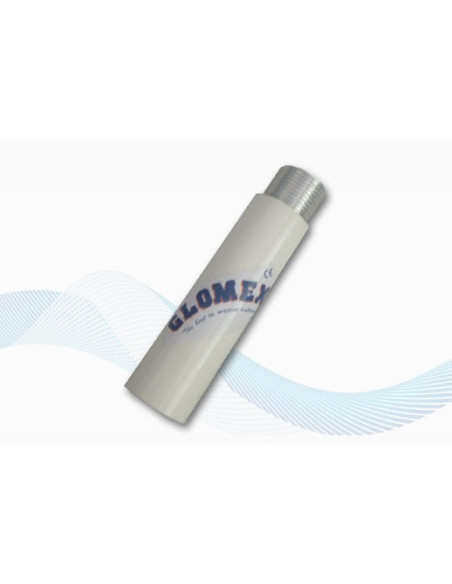 Rallonge antenne en nylon traité anti-UV avec blocage par molette avec rallonge alu 100mm (ANT.VHF) 