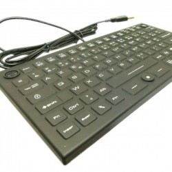 Clavier rigide étanche rétroéclairé IP68 220*110 mm  IPES3LCLAV