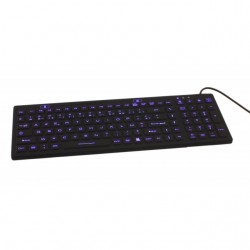 Clavier rigide étanche rétroéclairé IP68 380*130 mm  IPES5LCLAV