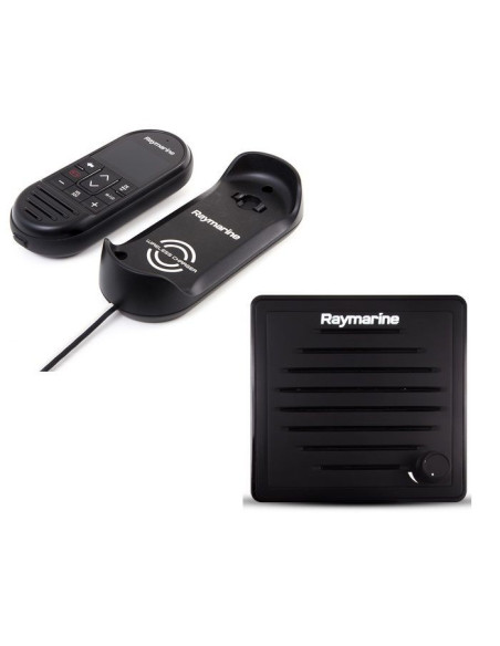 Pack station secondaire Ray90 sans-ﬁl inclus combiné sans-ﬁl Ray90 et Haut-parleur actifRaymarineT70434
