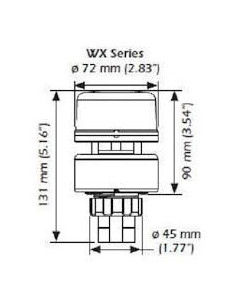 200WXStation Météo statique à ultrasons Vitesse et Vent AIRMAR-FURUNO-AI-44-835-1-03-Seaelec.fr 2