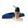 B275LH-W 1000W D/T Sonde Bronze Traversante faisceau large Low-High avec sabotRaymarineA80322