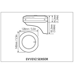 Capteur calculateur EV1 EvolutionRaymarineE70096