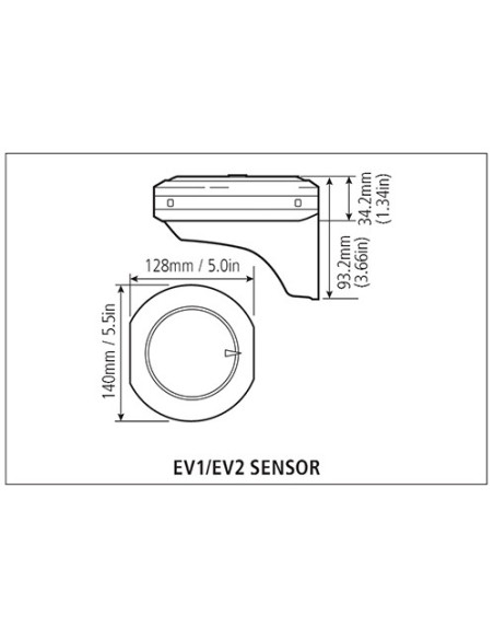 Capteur calculateur EV1 EvolutionRaymarineE70096