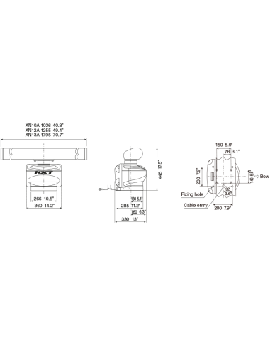DRS6A-NXT RADAR Doppler-FURUNO-IMD03658000-Seaelec.fr