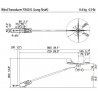 FI-5001L Girouette anémomètre avec bras de 720mm-FURUNO-00001572300-SeaElec.fr