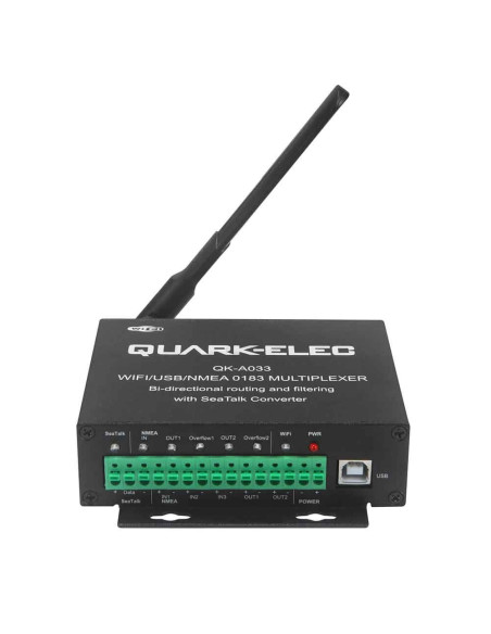 Multiplexeur bidirectionnel NMEA0183 Wifi USB Quark-Elec