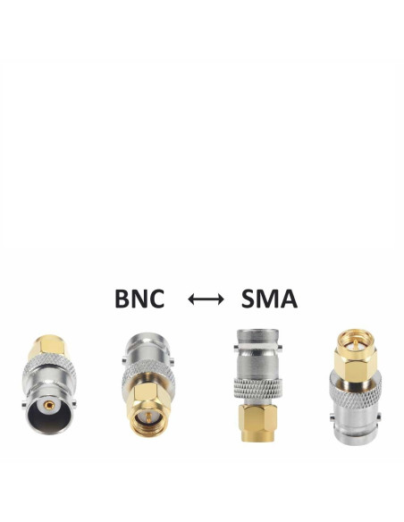 Antenne GPS passive fiche BNC +adaptateur BNC/SMA Quark-Elec