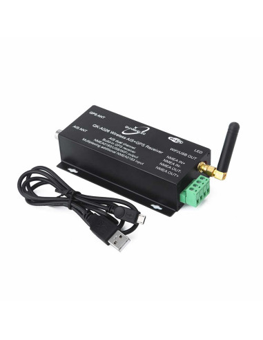 Récepteur AIS QK-A026 avec multiplexeur NMEA+ WiFi+ GPS Quark-Elec