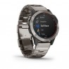 quatix 6 Sapphire, gris titane avec bracelet en titane Garmin