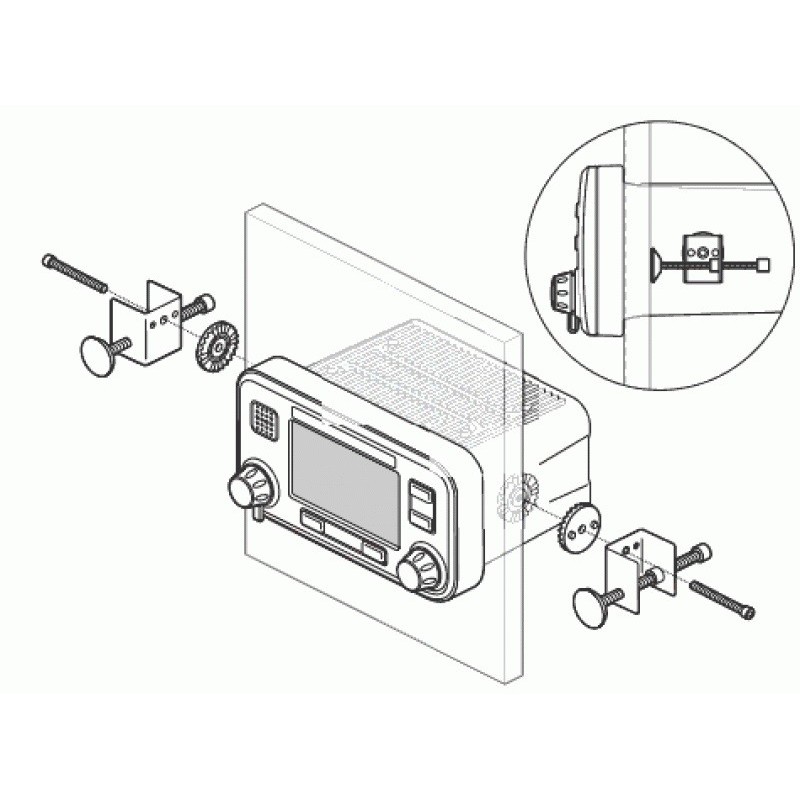 Etrier de ﬁxation pour montage cloison - AIS950 Raymarine