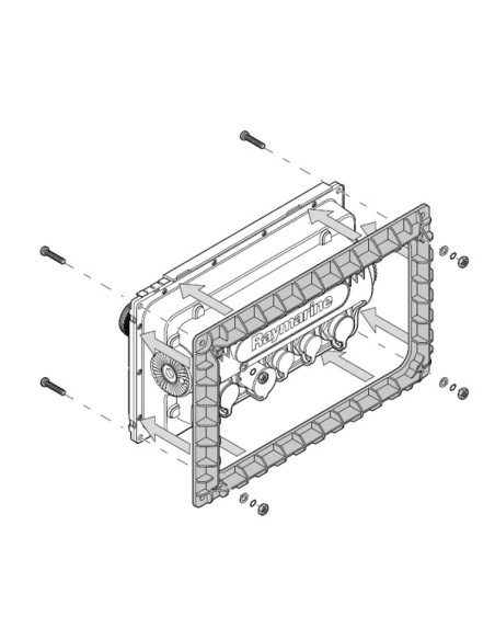 Etrier de montage arrière pour eS7-Raymarine-A80341-Seaelec.fr