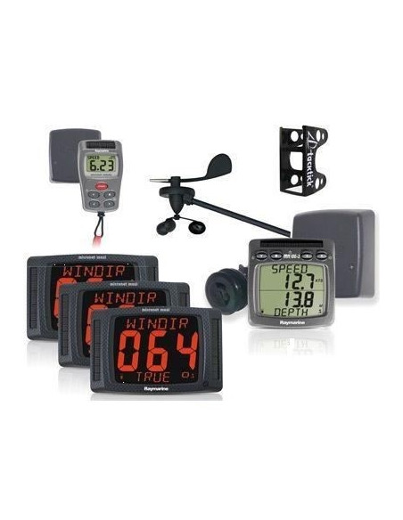 Pack Performance 40 (T103-868, T909, T234, 3x T210, T120 et T106-868)-Raymarine-PP40-868-Seaelec.fr