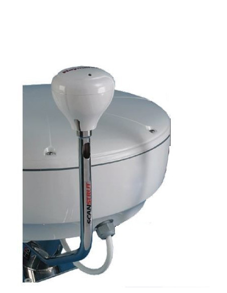 Support d'antenne GPS/VHF inox (montage babord)-scantrust-X10019-SCA-Seaelec.fr