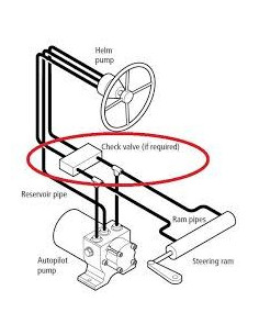 D.P. Check Valve Raymarine M81166 2