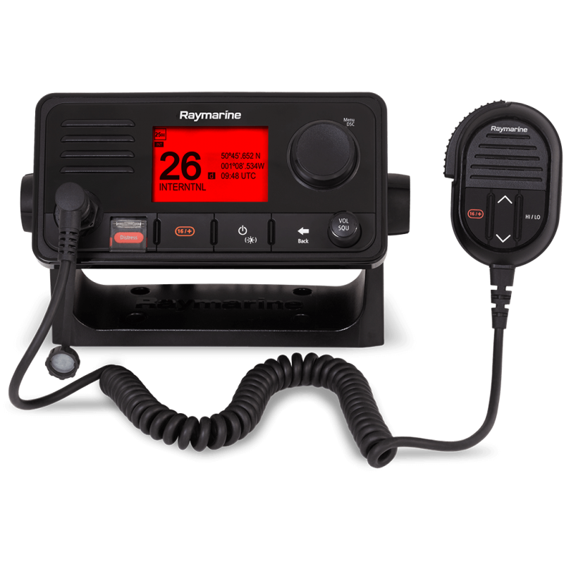 Émetteur-récepteur VHF avec récepteur GPS intégré Ray63 (Second poste en option) Raymarine