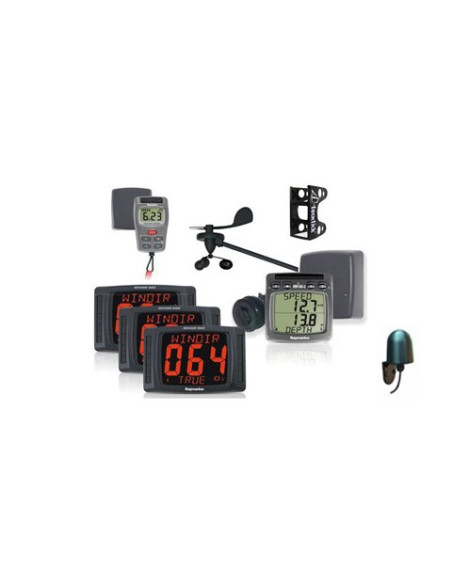 Pack Performance 50 (T103-868, T909, T234, 3x T210, T106-868 et T222)-Raymarine-PP50-868-Seaelec.fr
