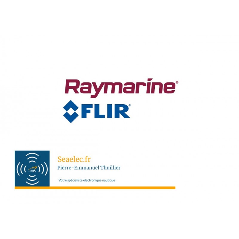 Support d'antenne GPS/VHF inox (montage tribord) Raymarine