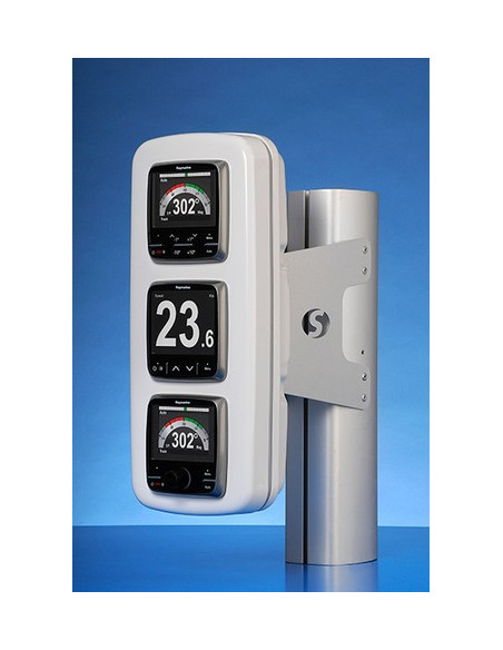 Boîtiers de Mâts - 3 x instruments de navigation standard - Blanc-Raymarine-A80106-Seaelec.fr