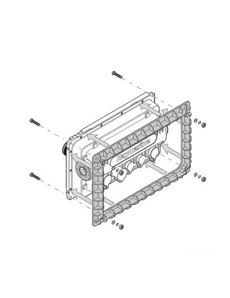 Kit de montage encastré pour eS7-Raymarine-R70380-Seaelec.fr