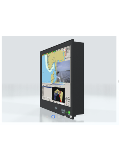 Écran 19" tactile Multitouch - HATTELAND-FURUNO-HD19T22FUD-MA1FOGP-Seaelec.fr