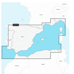 NAEU010R ESPAGNE, MEDITERANEE COAST - MICROSD- NAVIONIC PLUS-Navionics-NA-NAEU010R-SeaElec.fr 