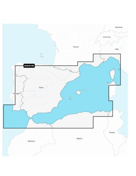 NAEU010R ESPAGNE, MEDITERANEE COAST - MICROSD- NAVIONIC PLUS-Navionics-NA-NAEU010R-SeaElec.fr 