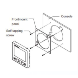Kit de montage par l'avant pour FI70-FURUNO-00140877000-SeaElec.fr 