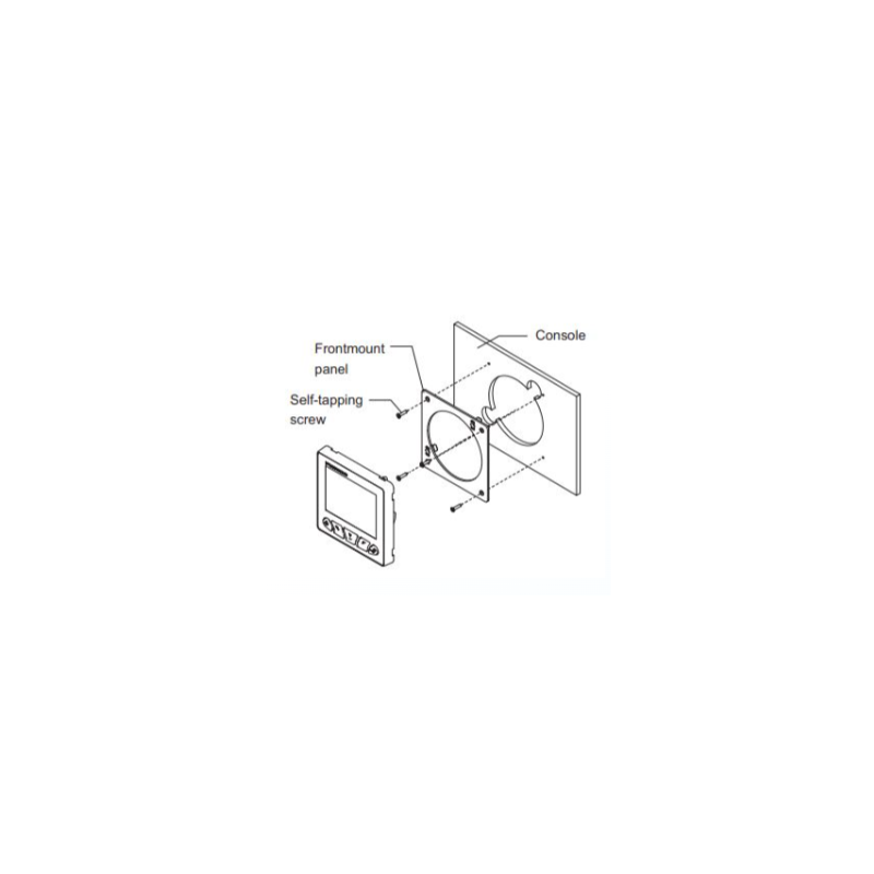 Kit de montage par l'avant pour FI70-FURUNO-00140877000-SeaElec.fr 