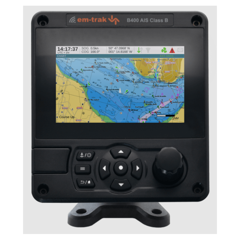 AIS B400 avec écran E/R CLASS B , 5w SOTDMA WIFI-EM-TRACK-427-0003-SeaElec.fr 