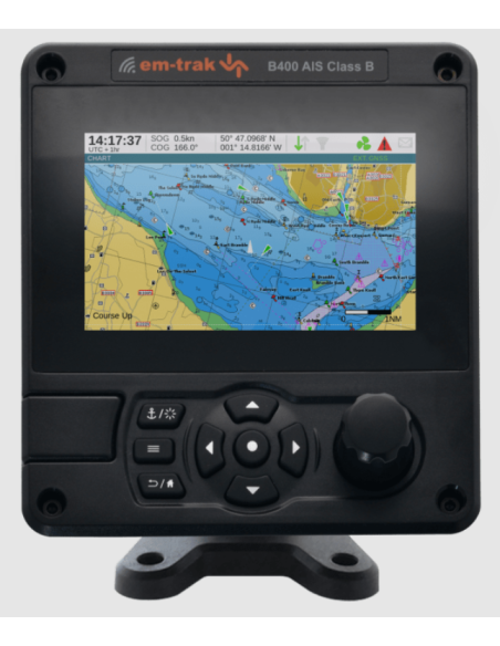 AIS B400 avec écran E/R CLASS B , 5w SOTDMA WIFI-EM-TRACK-427-0003-SeaElec.fr 