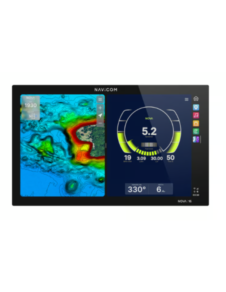  NOVA16: Écran multifonction 16" à encastrer  NAV-NX4-NOVA16  SeaElec.fr Pierre-Emmanuel Thuillier