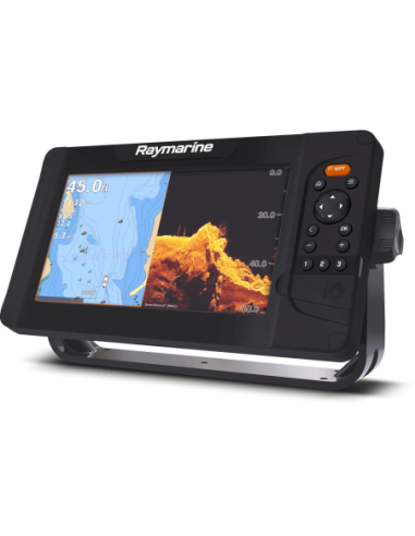 Element 12 HV - Écran GPS 12” Wi-Fi, sondeur CHIRP et HYPERVISION, sonde HV-100+, cartographie Lighthouse Europe du Nord-Raymari