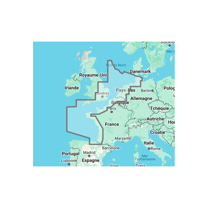 WIDE ZONE TZ MAPS Europe Nord Ouest-Time Zéro-MS-TZMAPS-SeaElec.fr 