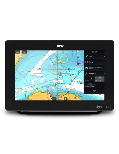 AXIOM+12 RV, tactile, sondeur 600W, Down et RV 3D intégré, Wifi, cartographie Lighthouse Méditerranée, sonde RV-100 incluse-Raym