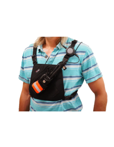 LC-B2362N Baudrier noir en nylon-Icom--Seaelec.fr