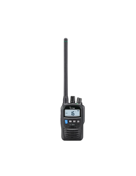 IC-M85E
Portatif marine VHF 156-163MHz et PMR VHF 136-174MHz 5W