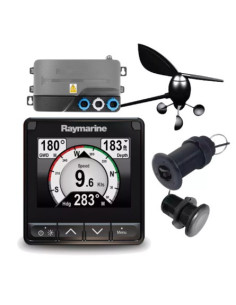 Pack système 70s - Wind & DST Twin XDCR RaymarineRAY/T70542SeaElec.fr