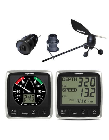 Pack Vent i60 & Tridata i50  RAY-T70585 Raymarine SeaElec.fr Pierre-Emmanuel Thuillier