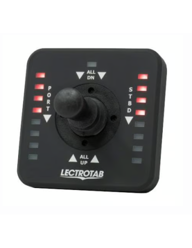 305x305m Flaps 12V pelles inox + Joystick LED-Lectrotab--Seaelec.fr