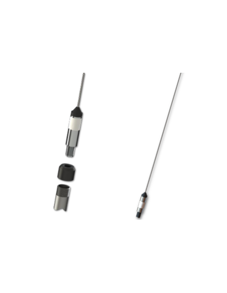 Antenne VHF 0.95M fouet inox prise UHF