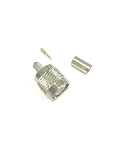 Connecteur coaxial / RF, Coaxial TNC, Fiche mâle droite, A sertir, 50 ohm