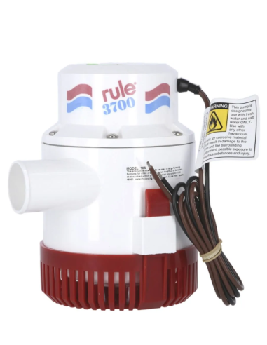 Pompe de cale immergeable 24V 14000L/h