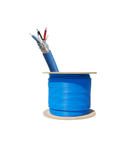 Câble NMEA2000 100 m avec bobine (bleu) sans connecteur