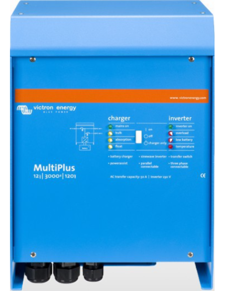  Chargeur convertisseur Quattro 12/5000/200 PKF-QUA125020000 VICTRON SeaElec.fr